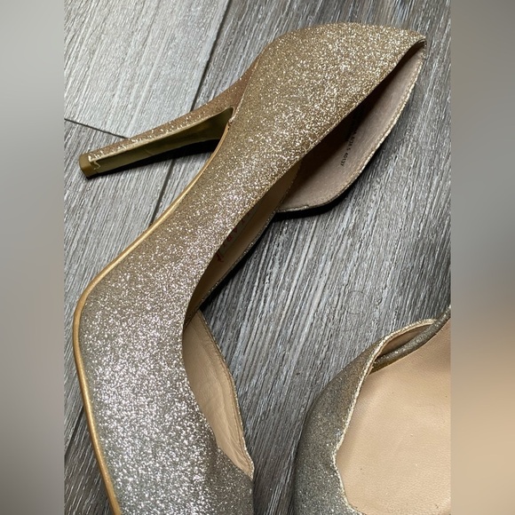 Chinese Laundry By Kristin Cavallari Formal Pointed Toe Heel Sparkly Gold Silver - Picture 9 of 16